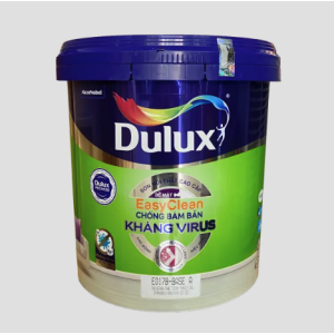 Sơn Nội Thất Dulux EasyClean Chống Bám Bẩn Kháng Virus- Bóng E017B Lon 5L