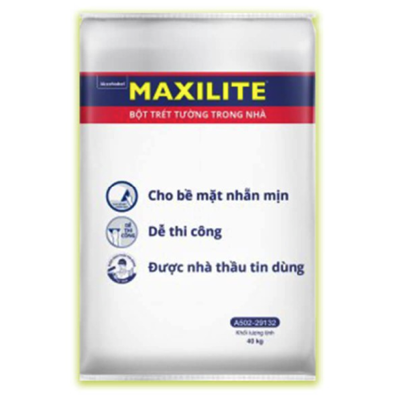 Bột Trét Tường Nội Thất Maxilite 40kg