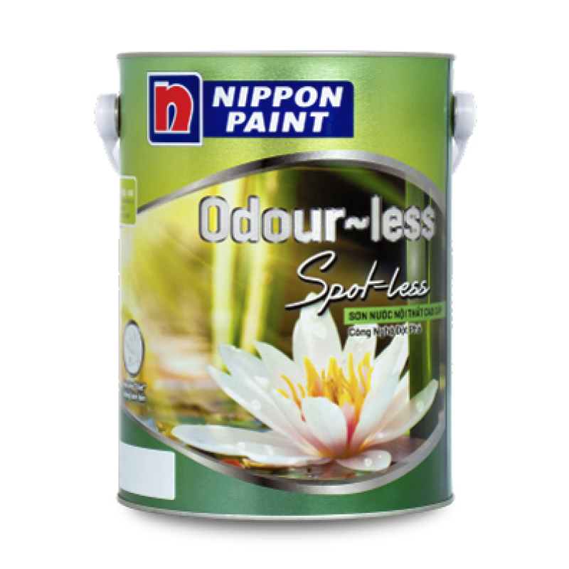 Sơn Nội Thất Cao Cấp Nippon Không Mùi Odour- Less Spot Less 18L