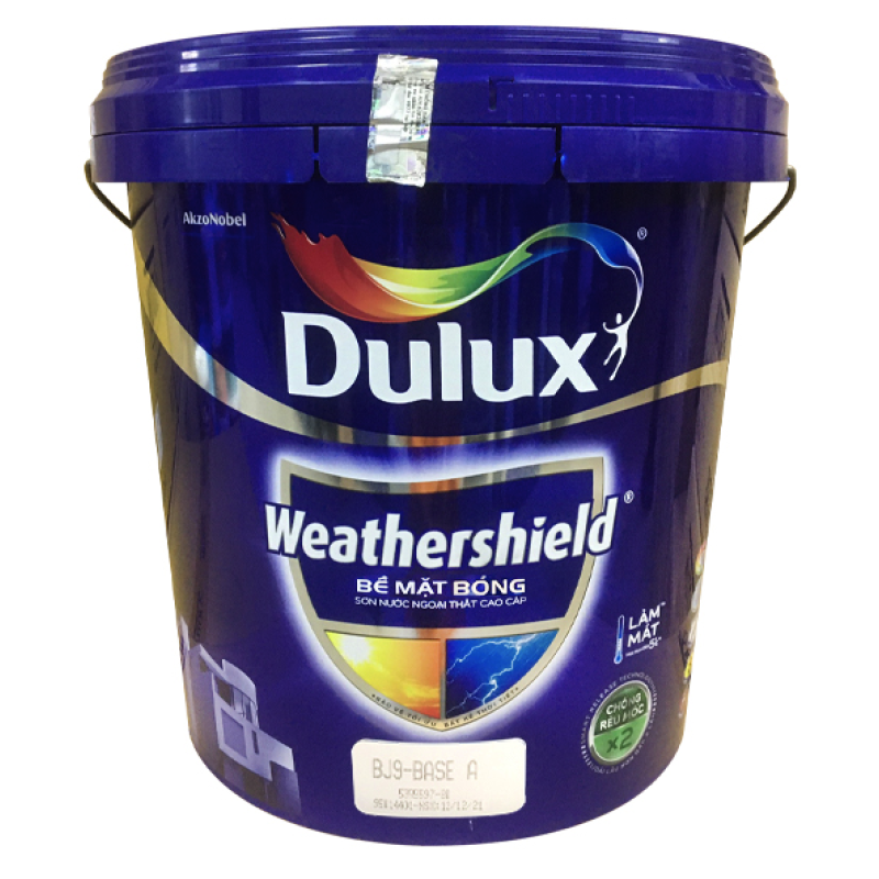 Sơn Ngoại Thất Dulux Weathershield Bề Mặt Bóng BJ9 15L
