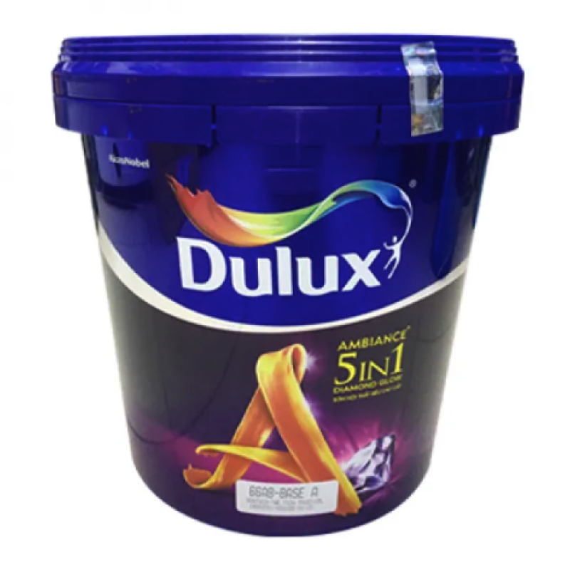 Sơn Nội Thất Dulux Ambiance 5 In 1 Diamond Glow Siêu Bóng 66AB Thùng 15L