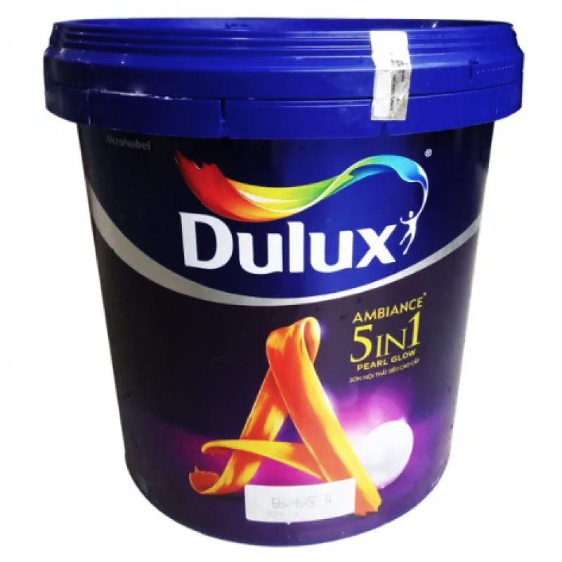 Sơn Nội Thất Dulux Ambiance 5 In 1 Pearl Glow Bóng Mờ 66A Thùng 15L