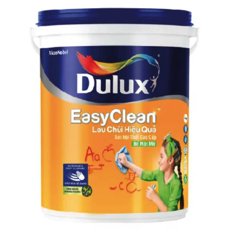 Sơn Nội Thất Dulux Easyclean Lau Chùi Hiệu Quả Bề Mặt Mờ A991 1L