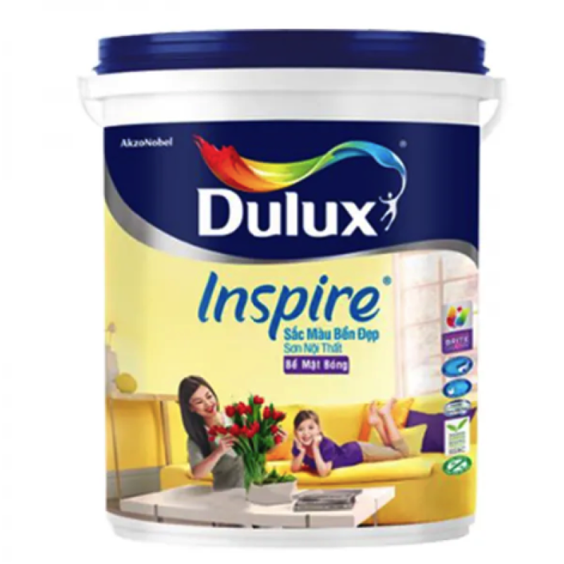 Sơn Nội Thất Dulux Inspire Bền Đẹp Bề Mặt Mờ 39A Lon 5L