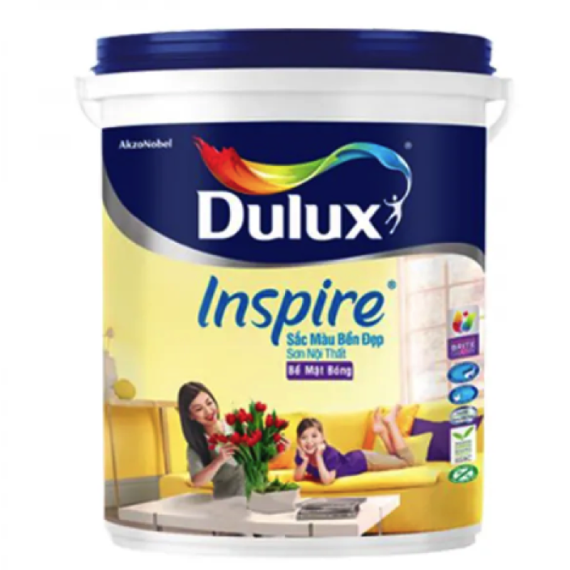 Sơn Nội Thất Dulux Inspire Bề Mặt Bóng 39AB Thùng 18L