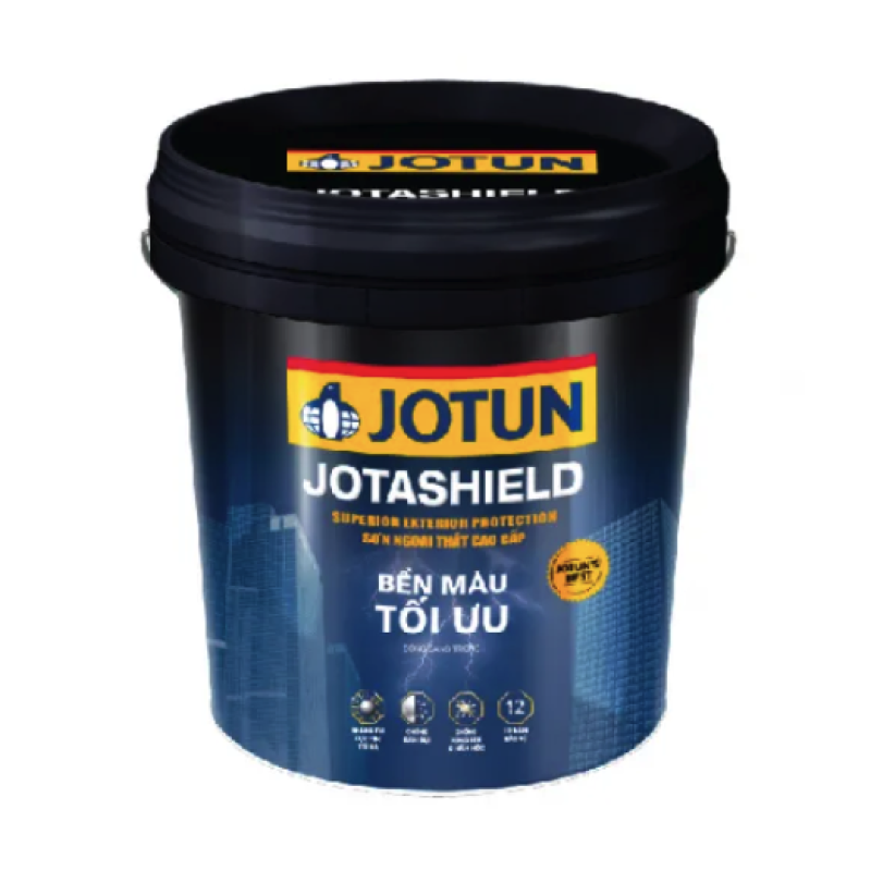 Sơn Nước Ngoại Thất Jotun Jotashield Extreme Bền Màu Tối Ưu Lon 1L