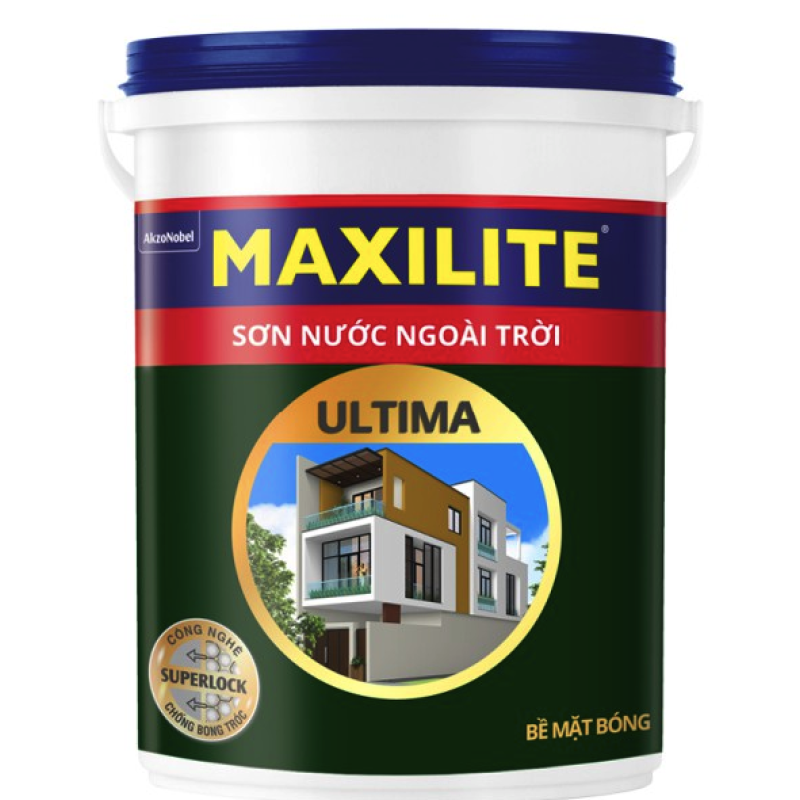Sơn Nước Ngoài Trời Maxilite Ultima Bề Mặt Bóng LU1- 5L