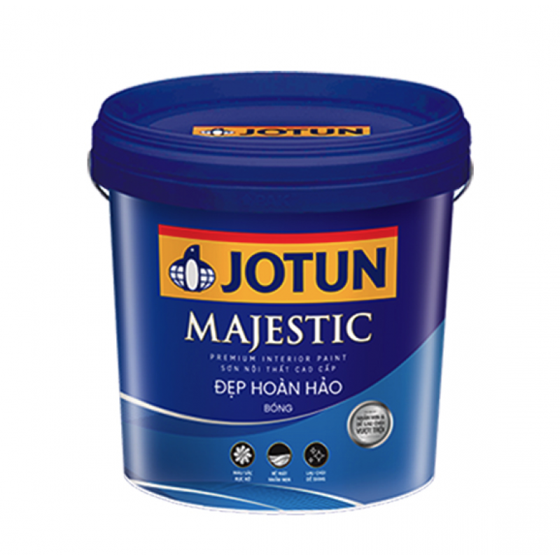 Sơn nước nội thất Jotun Majestic đẹp hoàn hảo bóng mờ lon 1L