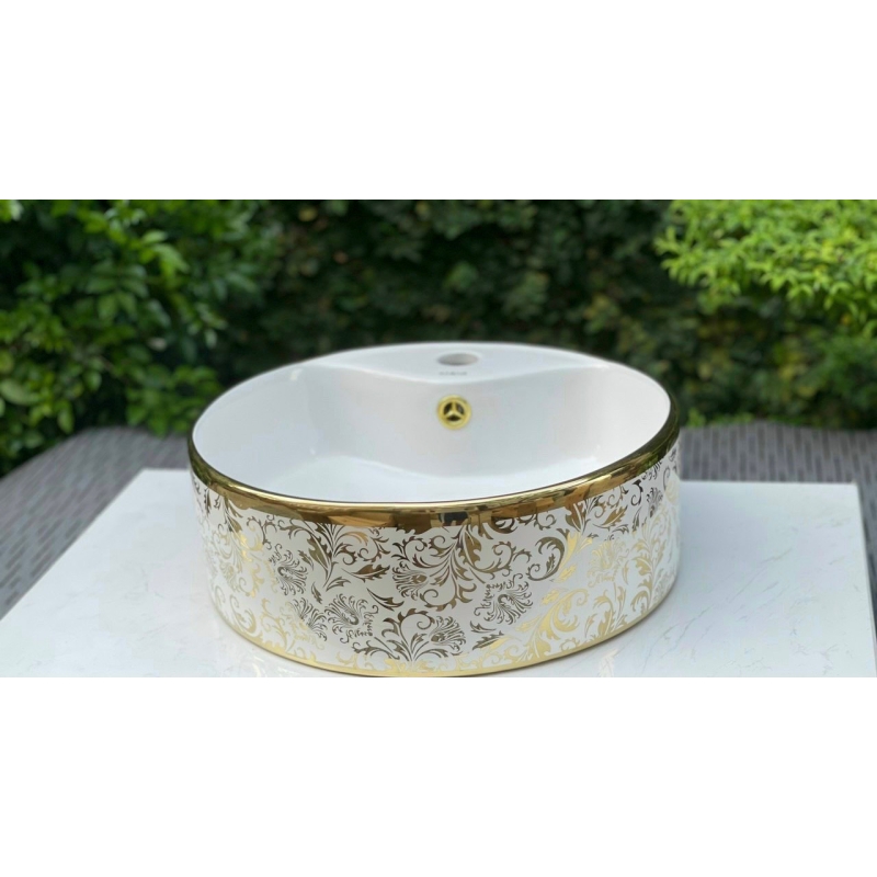Lavabo Sứ Đặt Bàn Tròn